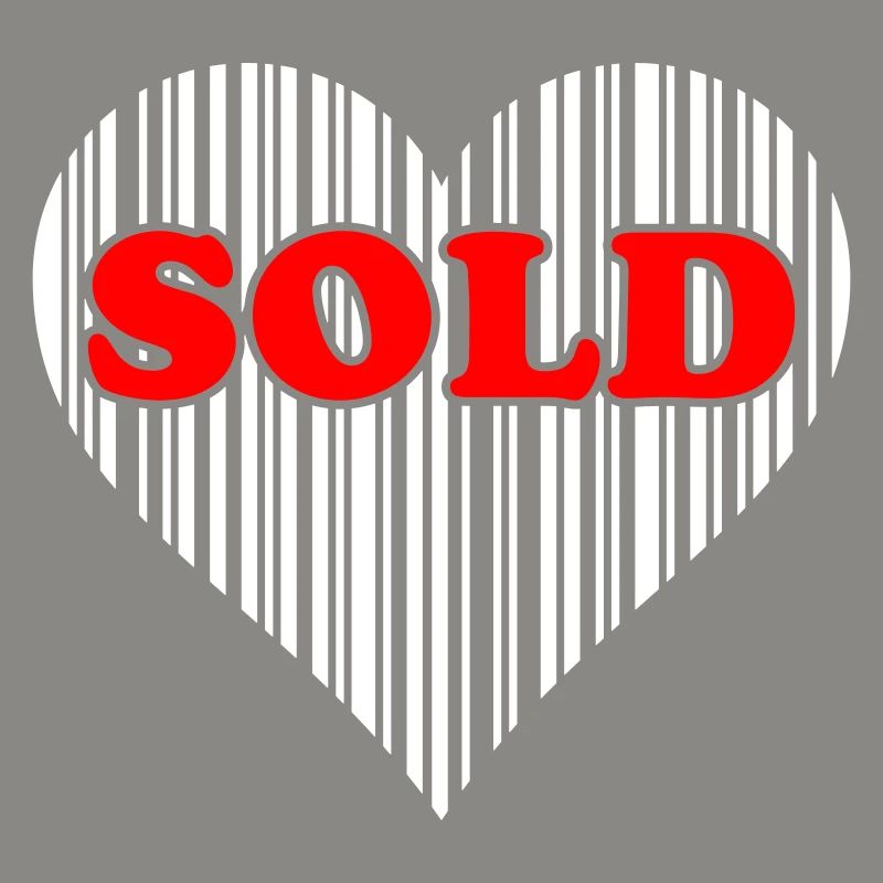 Coeur Barcode Love – Vendu Code Barcode Cadeau