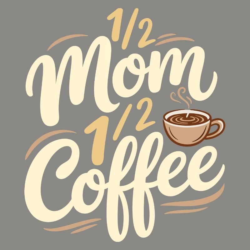 Mutter Koffein Halb Mama Halb Kaffee