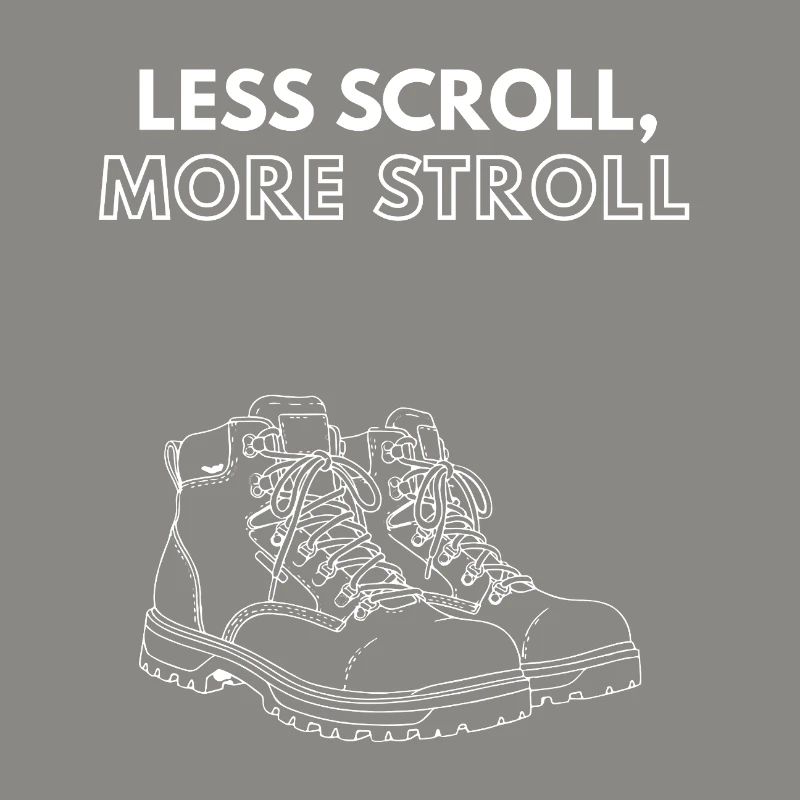 Moins de défilement, plus de chaussures de randonnée Stroll