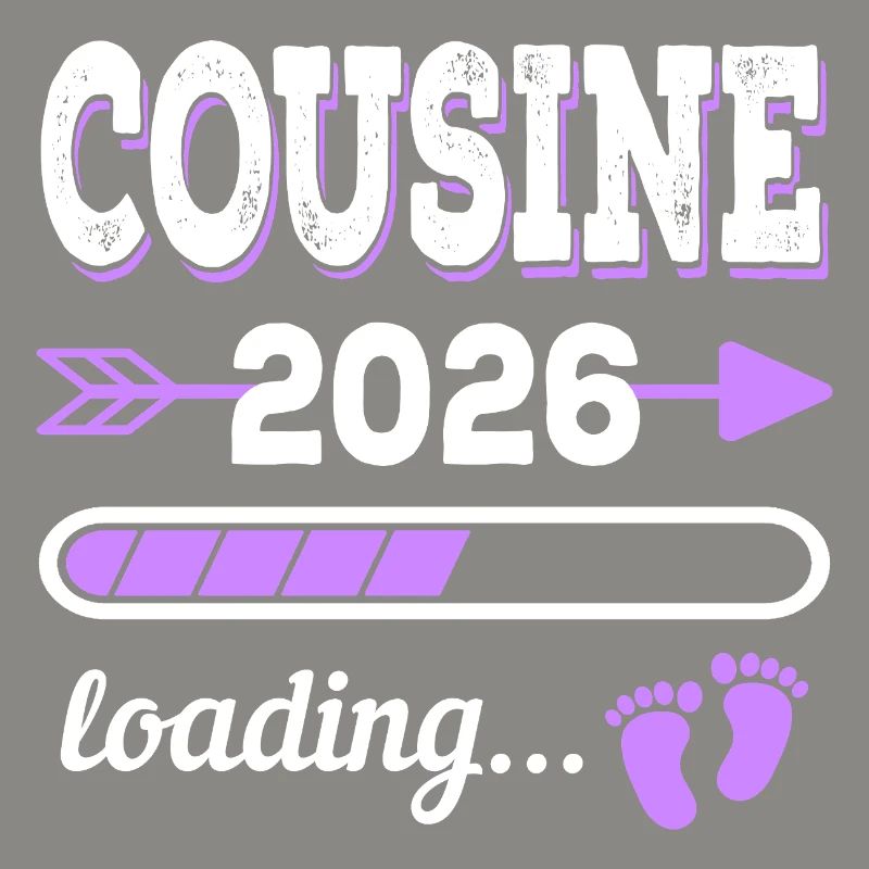 Cousin 2026 Loading Idée de cadeau de grossesse
