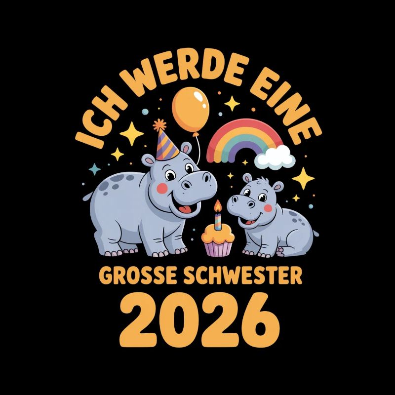 Ich werde eine grosse Schwester 2026 Hippo