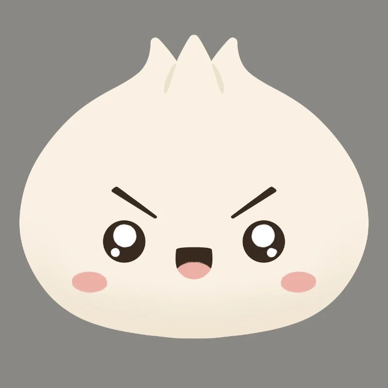 Mascotte mignonne de Grumpy Dumpling