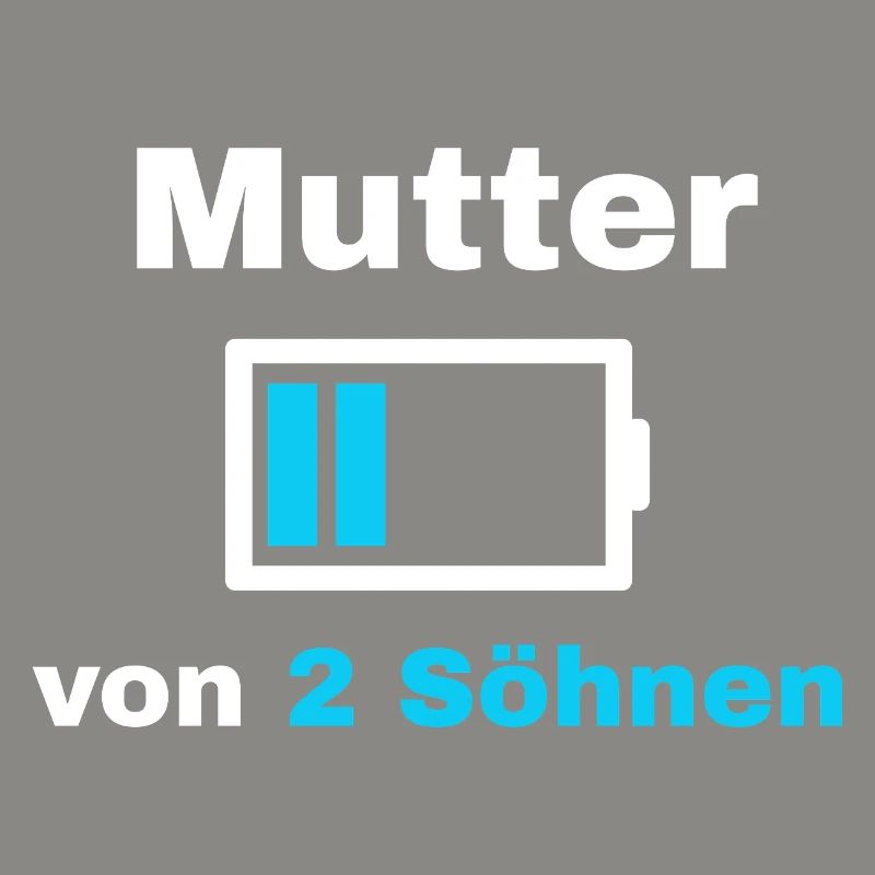 Mutter Sohn Spruch Stolz Mama 2 Kinder Geschenk
