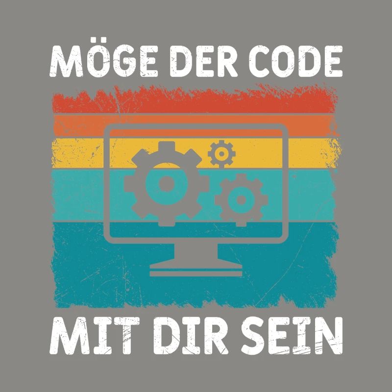 Nerd Computer MAY THE CODE BE WITH YOU FUNNY