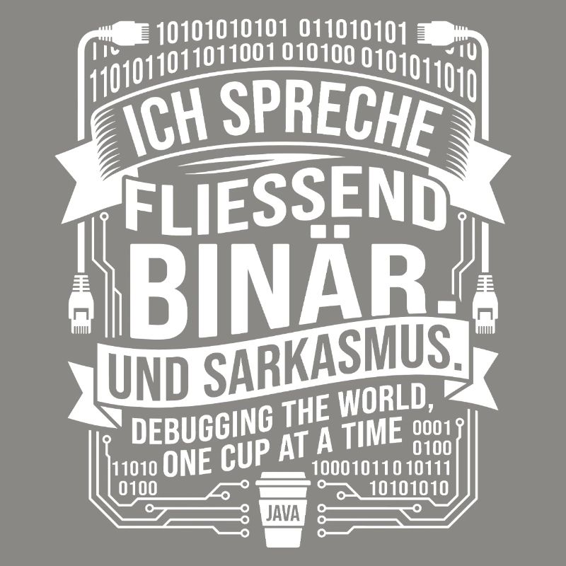 Coding Binärer Kaffee Sarkasmus
