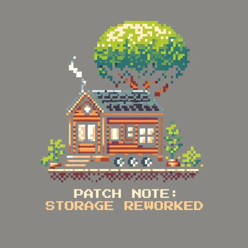 Storage space revised | Tiny House Order