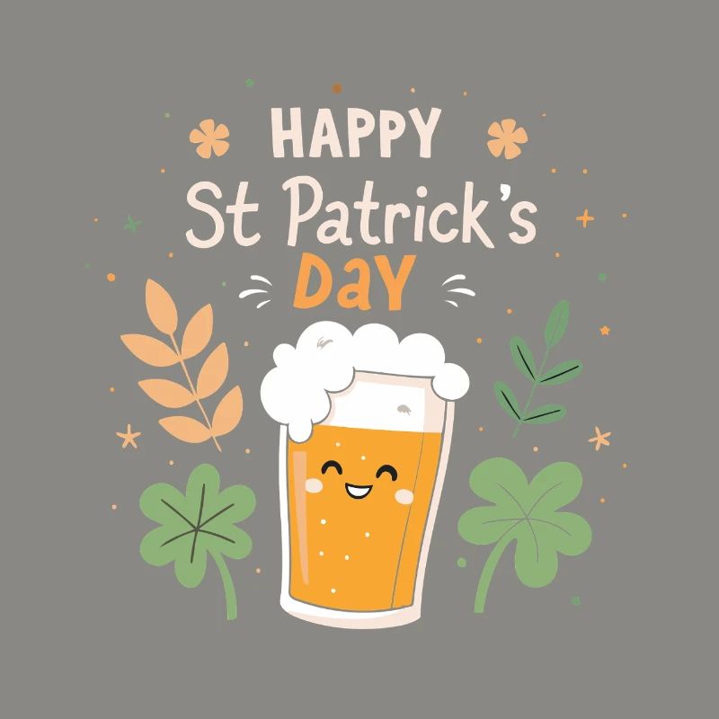 Bière joyeuse Saint Patrick
