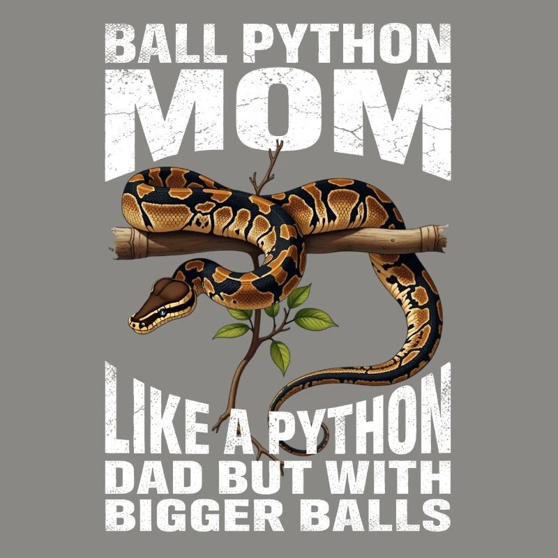 Königspython Mom Mama Schlangen Terrarium Python