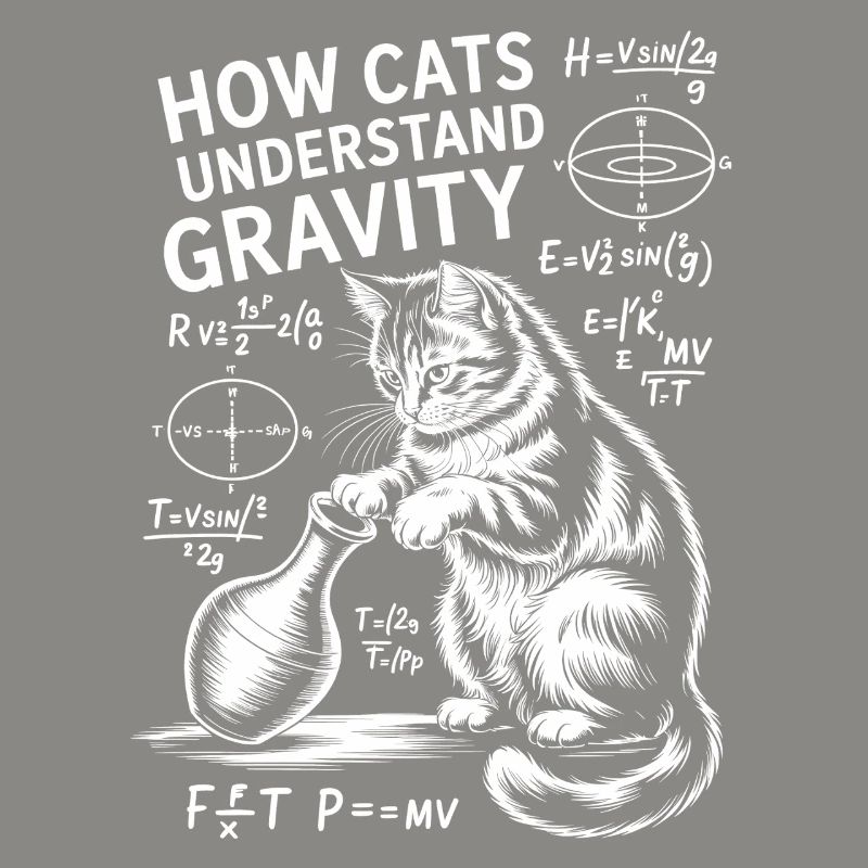 Physics Cats Sayings Math Joke Physics Gift