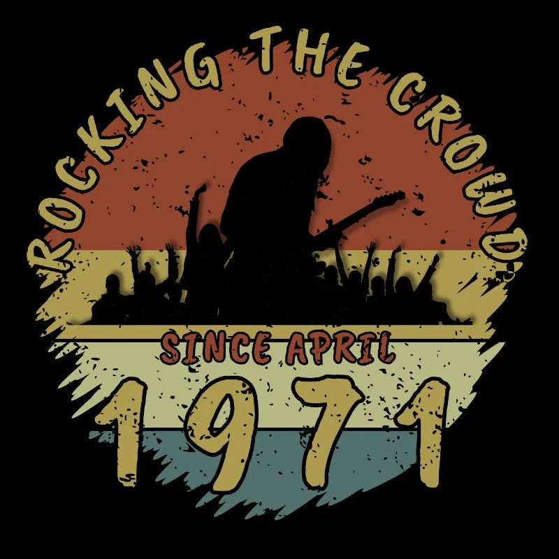 55th Birthday Rocking the crowd GIT 04/1971