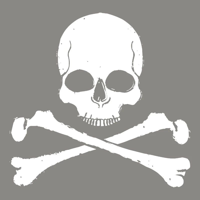 Skull Cross Pattern Skull