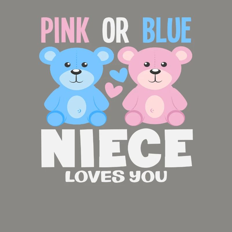 Pink Oder Blau Nichte Liebt Dich