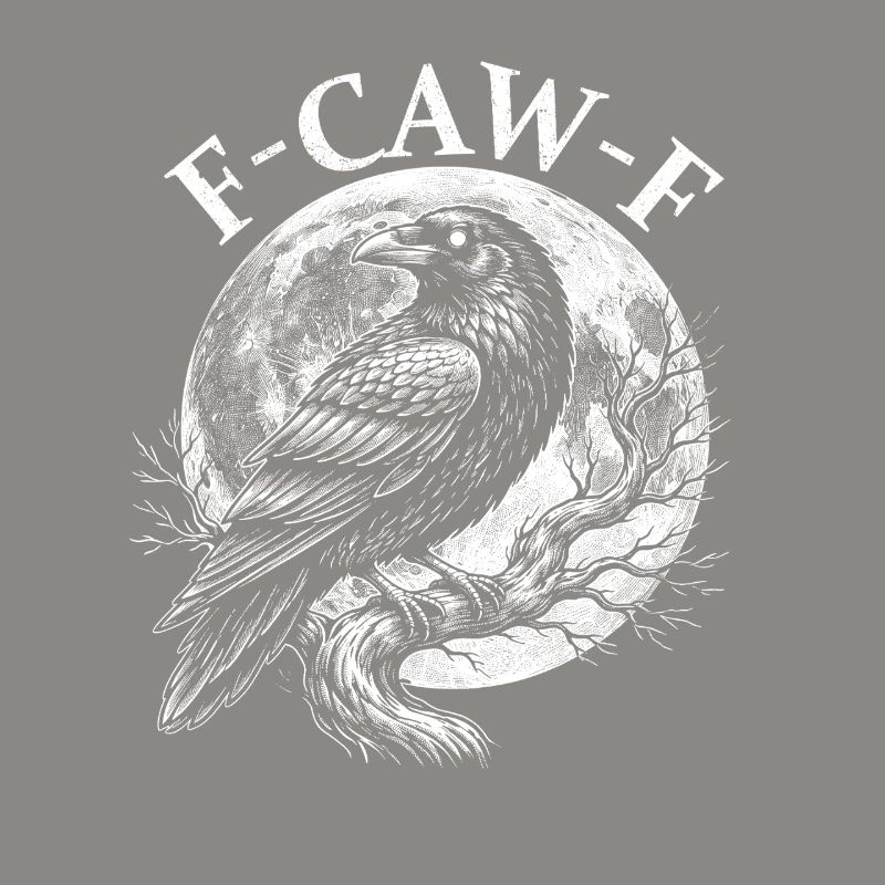 FCawF Corbeau Grognon Sarcasme Jeu de mots d’oiseau Humour