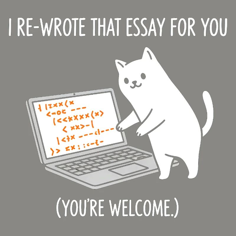 Code cat explains tasks