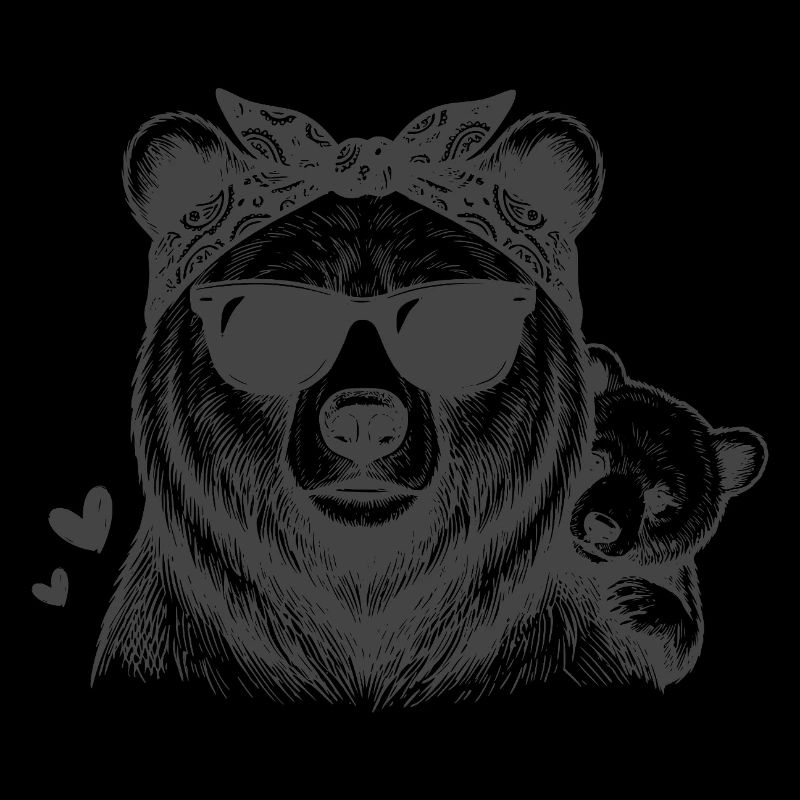 Maman Ours avec le bébé