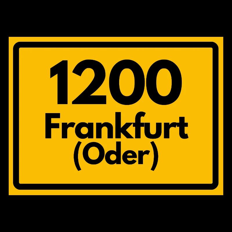 ALTE POSTLEITZAHL PLZ RETRO 1200 FRANKFURT ODER