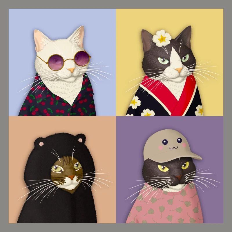 Cat Couture Quartet