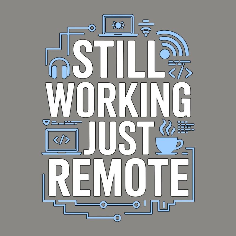 Remote Developer Still Working Remote Tech Worker