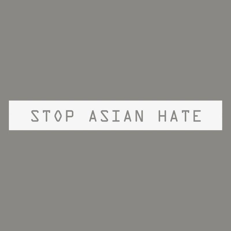 Stop Asian hate crime stop asian hate