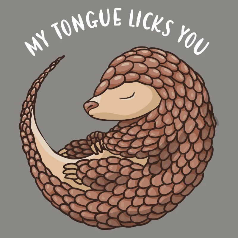 Ma langue te lèche Pangolin
