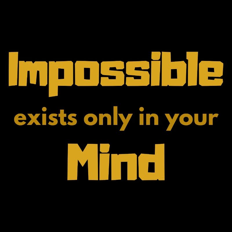 Impossible Mindset Typography