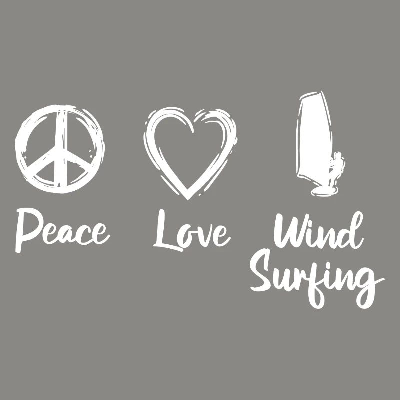 Peace Love Wind Surf