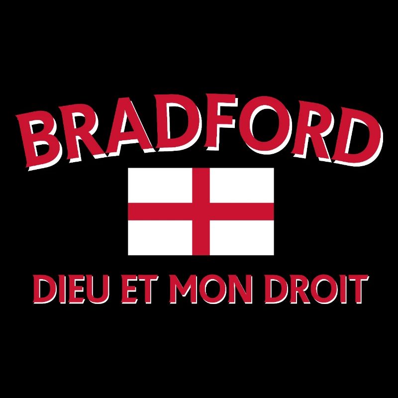 Drapeau de Bradford avec devise