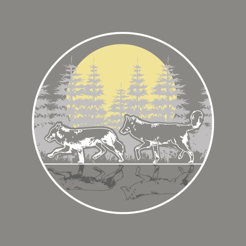 Wolf animals gift idea