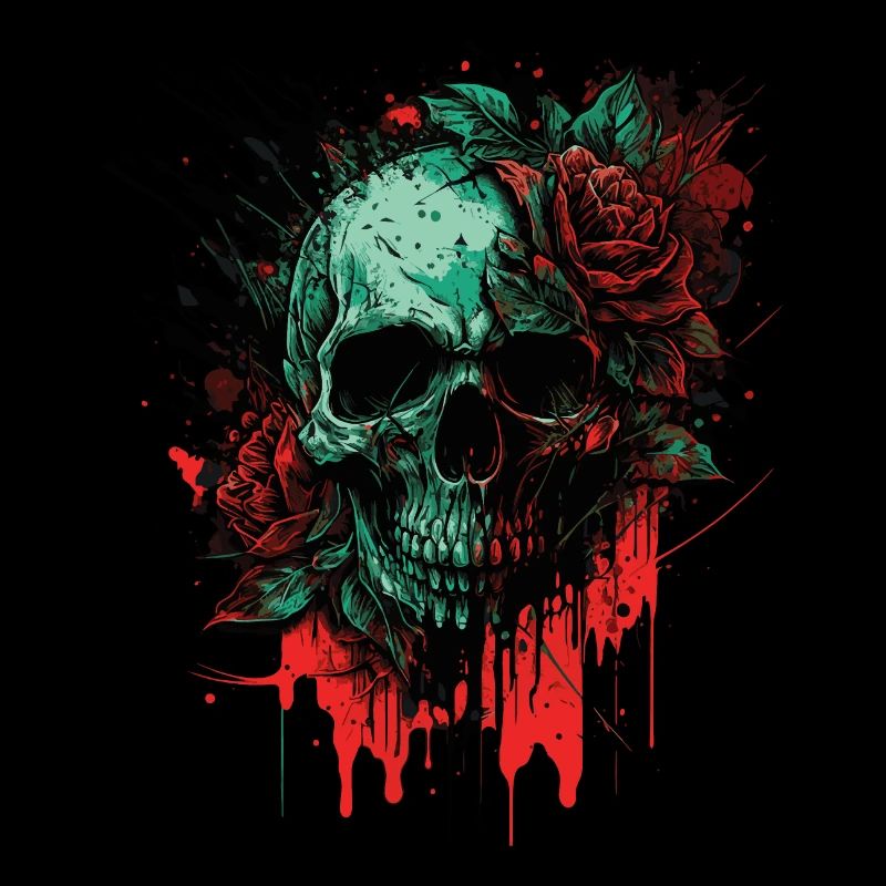 Crâne de fleur