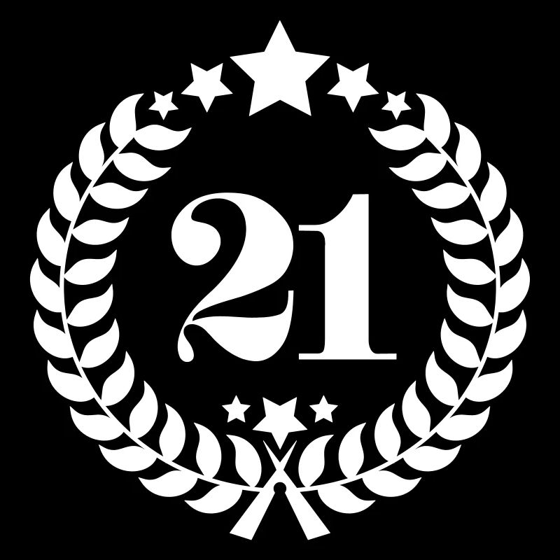 21ter numéro de bague d'anniversaire 21 ans