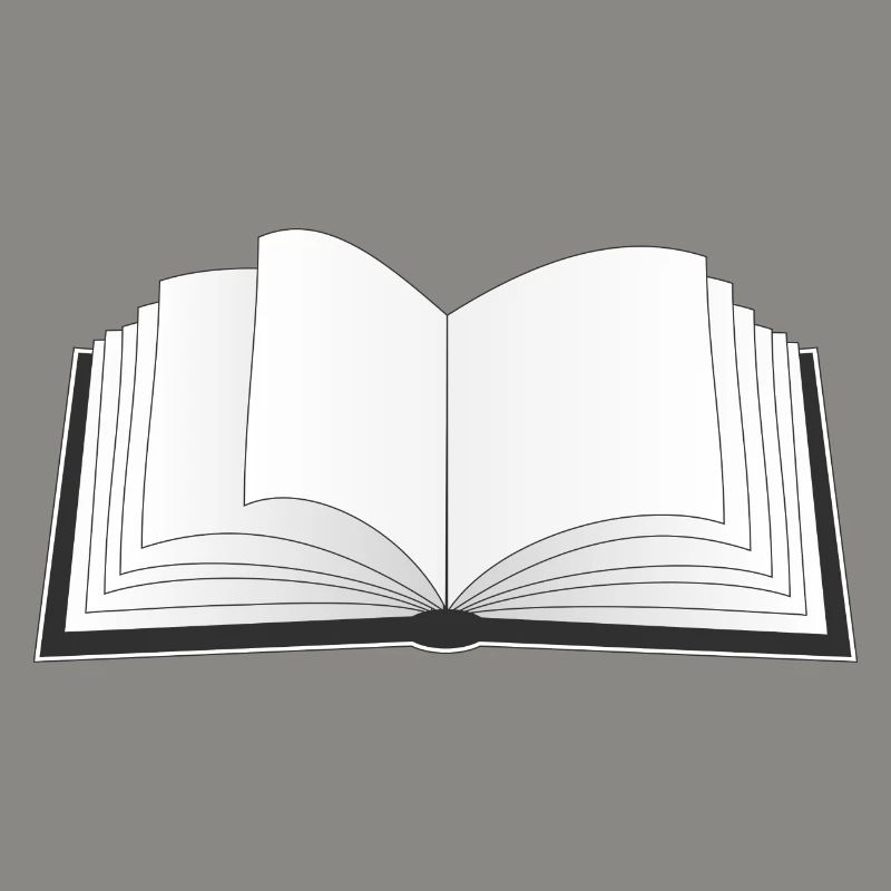 ein offenes Buch für den Bücherwurm oder Leseratte