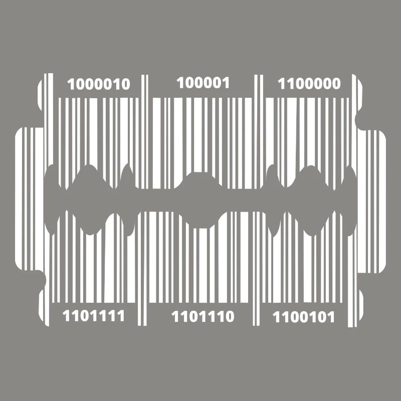 Rasierklinge mit Code