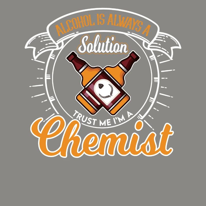 Solution d'alcool chimiste disant