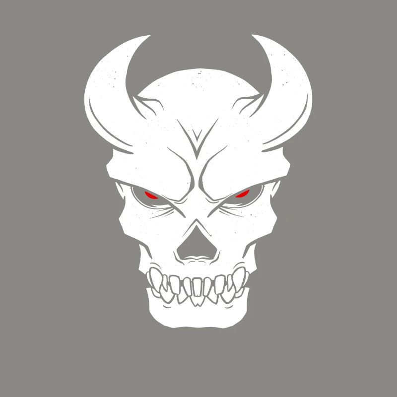 Devil Skull Skull Satan Horns