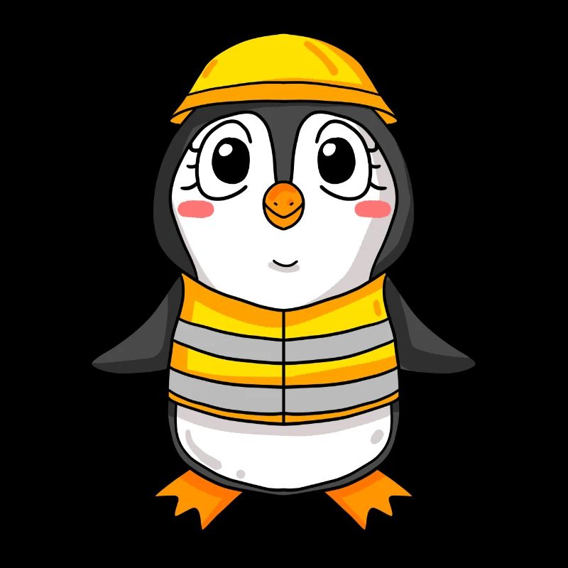 Cadeau de construction de maison de construction de maison de pingouin