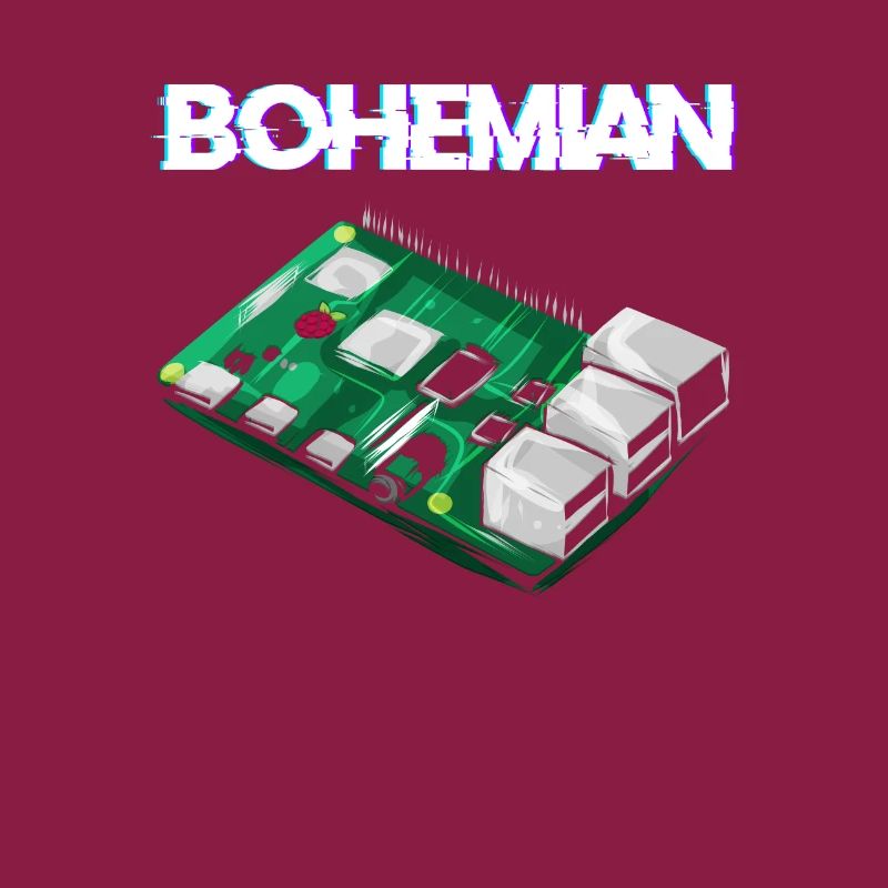 Bohemian Raspberry Informatiker Programmierer Pi