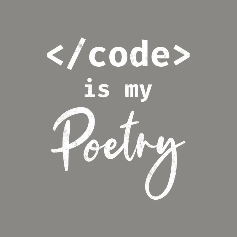 Code Is My Poetry Programmierer Coding