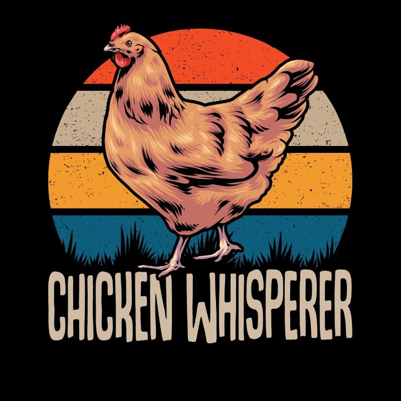 Éleveur de poulets Sort Poulet Whisperer