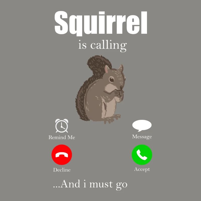 Squirrel Tshirt Chipmunk Squirrel Nut