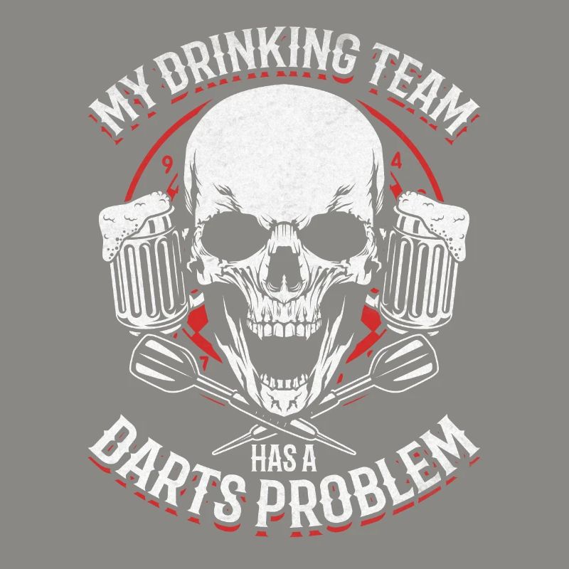 My drinking team has a darts problem darts player