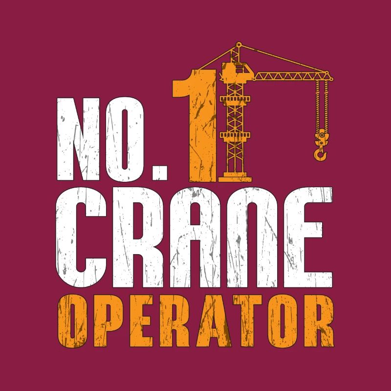 Crane Operator Construction Construction Profession Work Gift