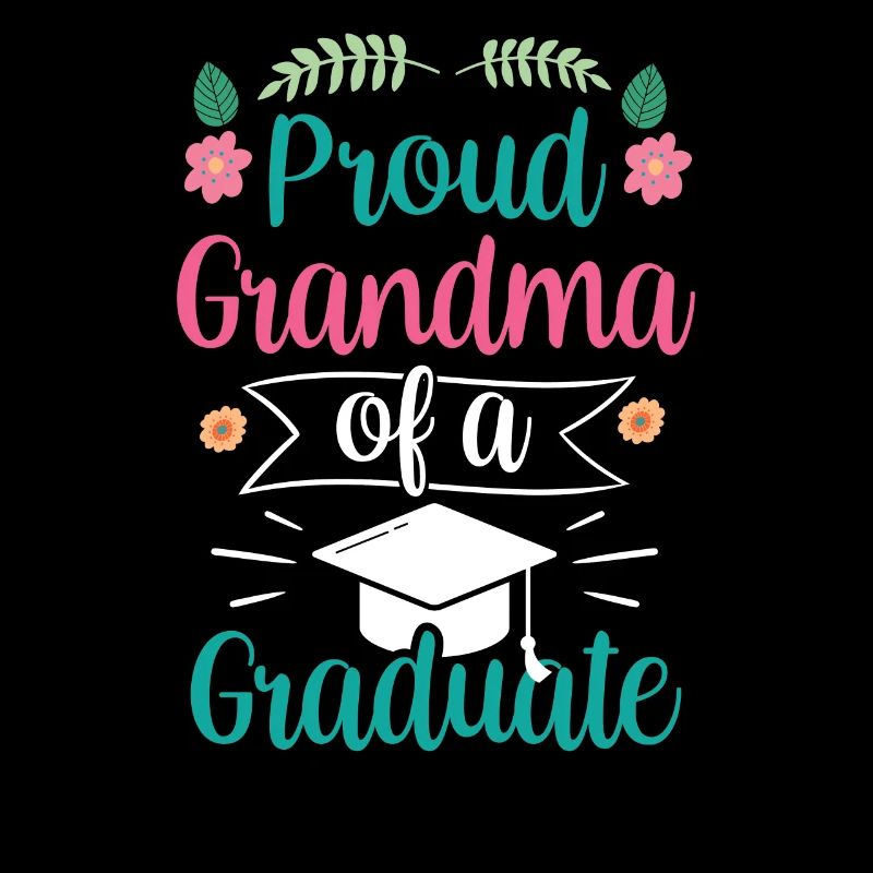 Stolze Großmutter Eines Absolventen Absolvent