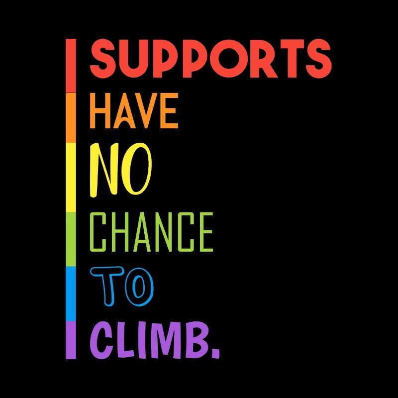 Supports cannot climb