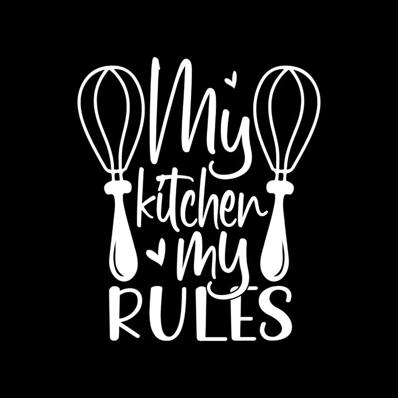 My Kitchen My Rules - Lustiger Küchen Spruch