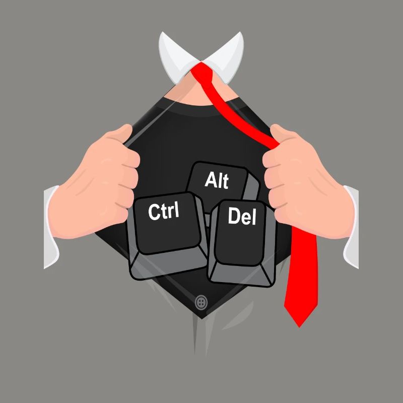 Ctrl Alt Del Hack Informatiker Computer