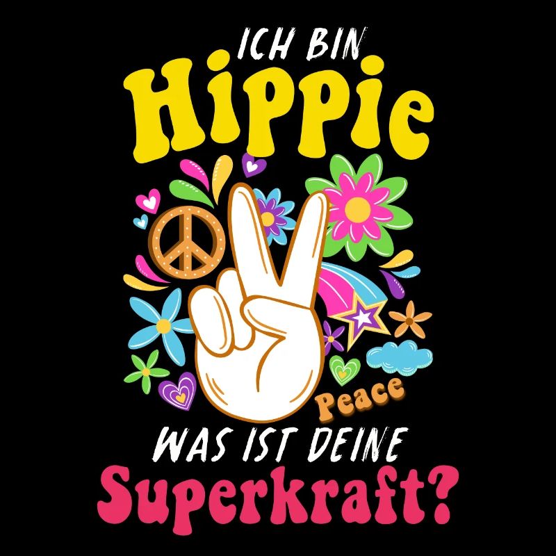 Hippie Tshirt Peace Movement Woodstock Boho Groove