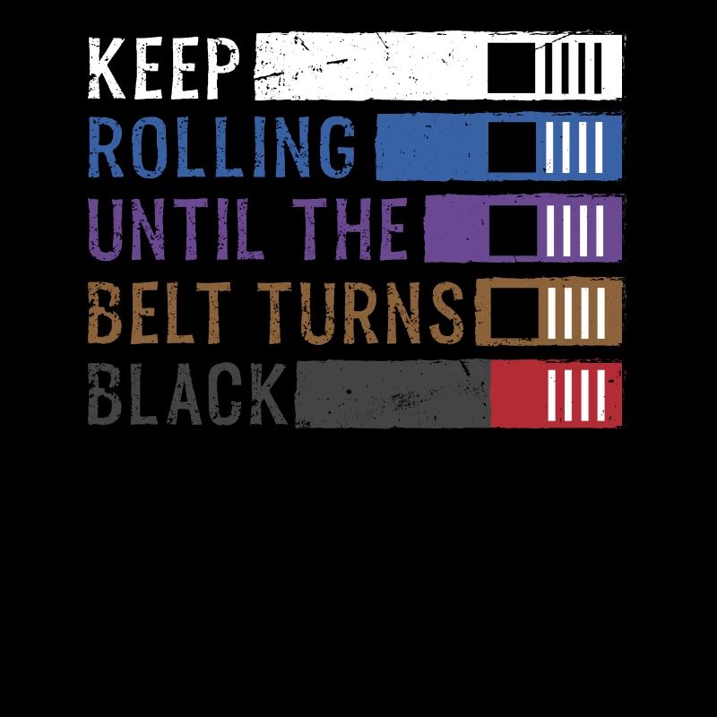 Continuez à rouler jusqu’à ce que la ceinture devienne Black Jiu Jitsu