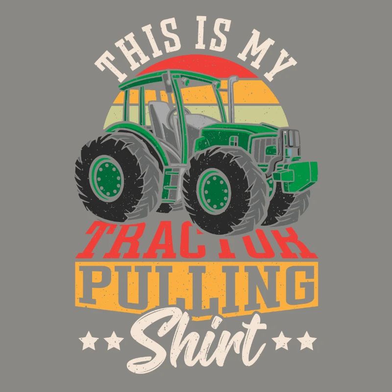 This Is My Tractor Pulling Shirt Tractorpulling