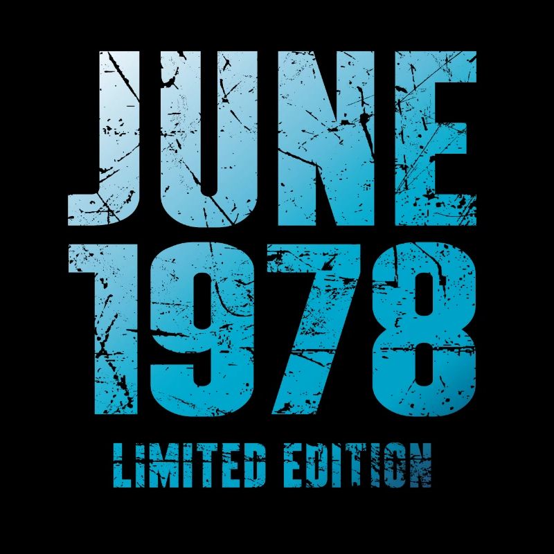 Juni 1978 Limited Edition Geburtstag Geschenk