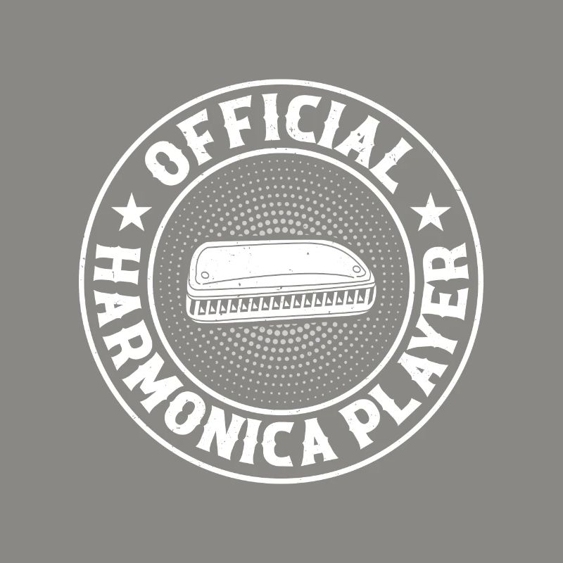 Official Harmonica Player Harmonica Lover Harmonic